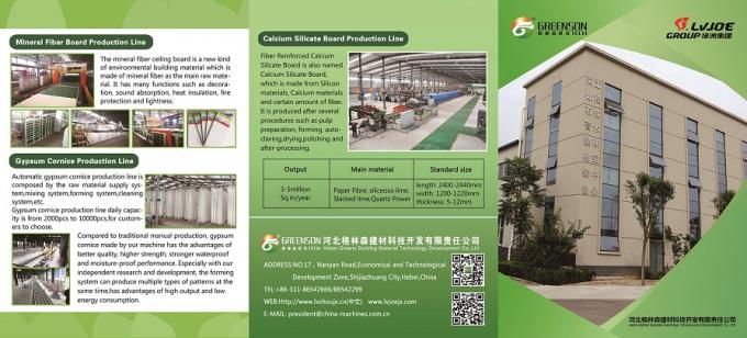 Calcium Silicate Board Fiber Cement Board Punching Perforation Machine With Various Pattern